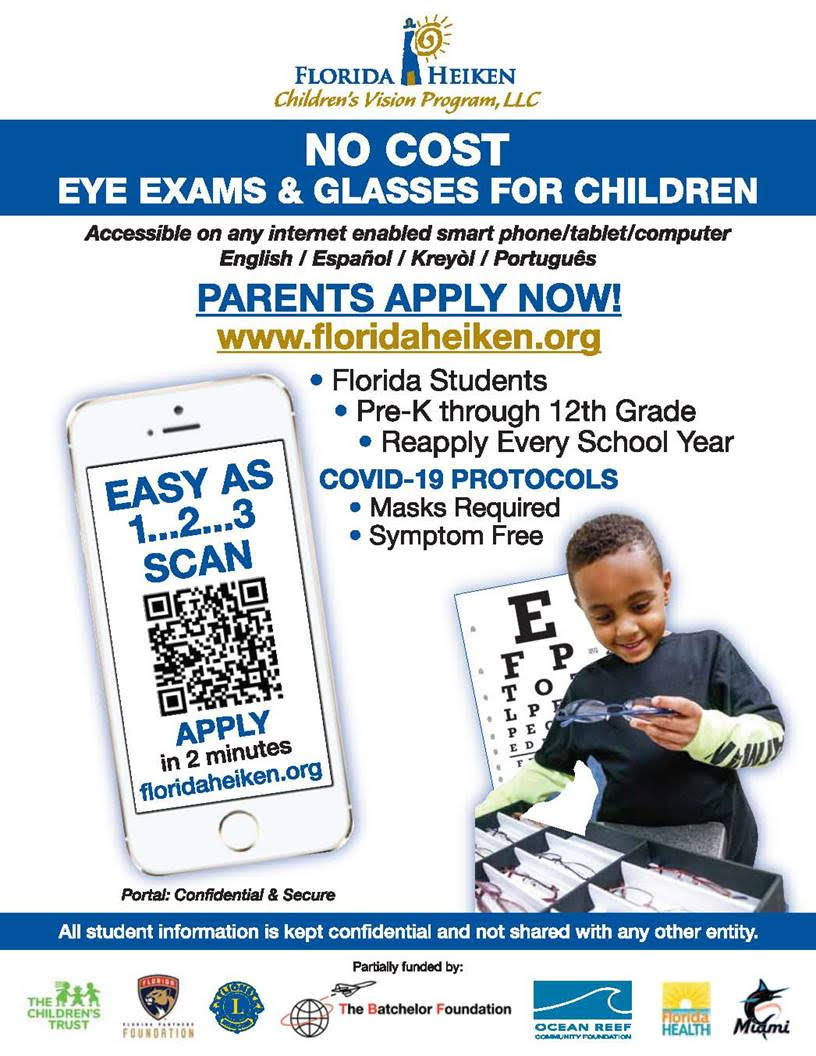 Free Eye Exam and Glasses Deadline Shenandoah Middle School