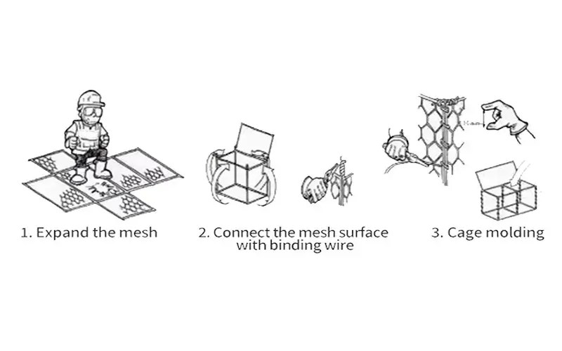 How To Assemble A Gabion Basket Step By Steps (with video) Shengsen