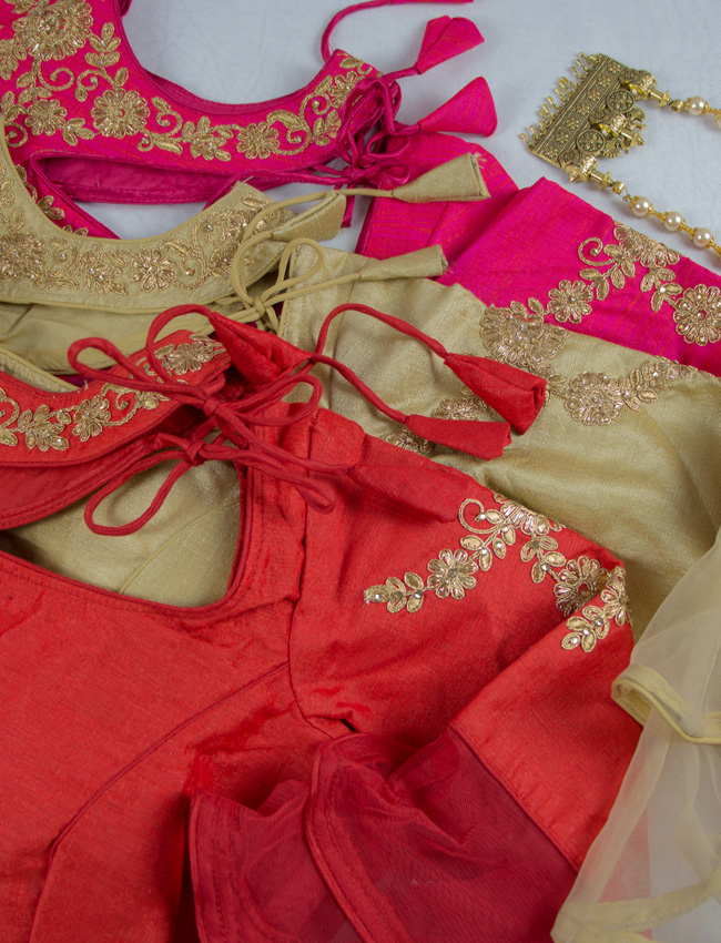 Embroidery work Blouses with Mega Sleeves to She N Threads