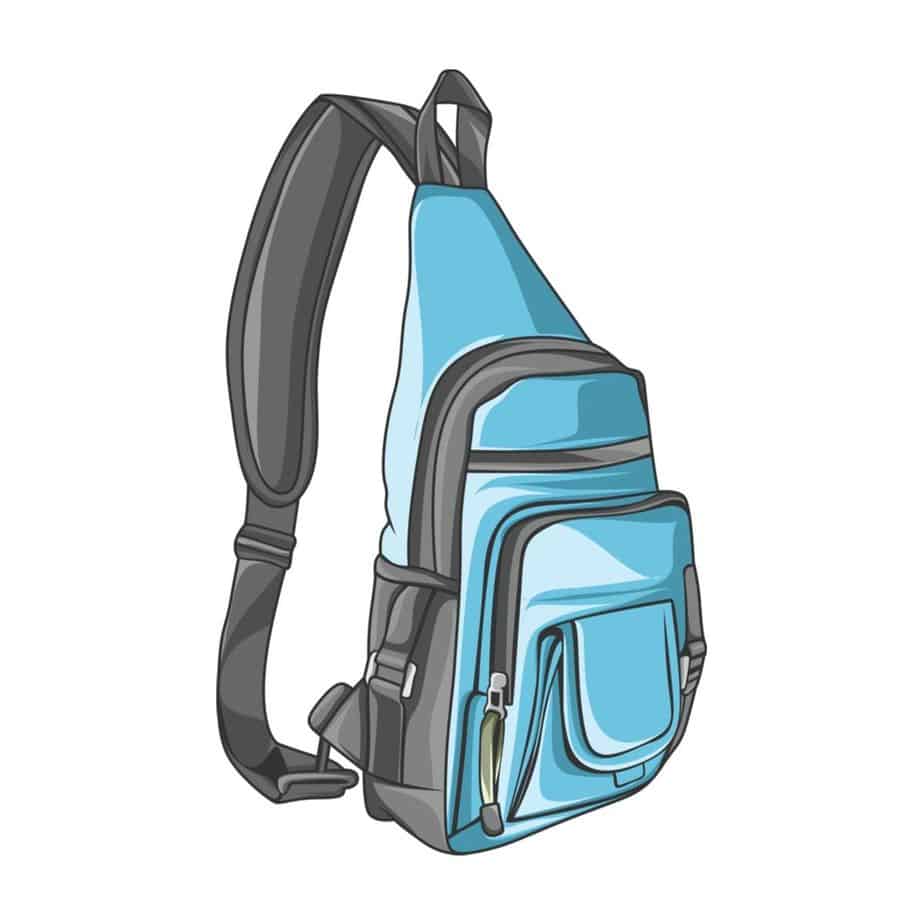 Sling Backpack paracord bag sling bagbucket backpack slouch backpack brown and black