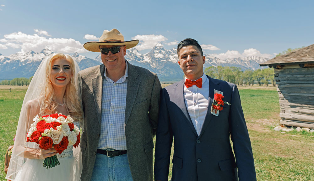 Wedding Officiant Jackson Hole Wyoming Shepard Humphries