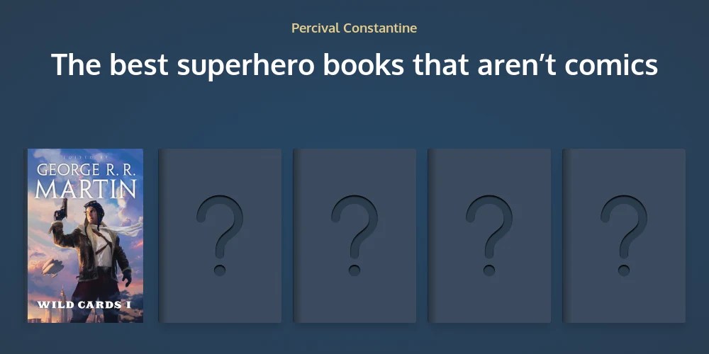 The best superhero books that aren’t comics