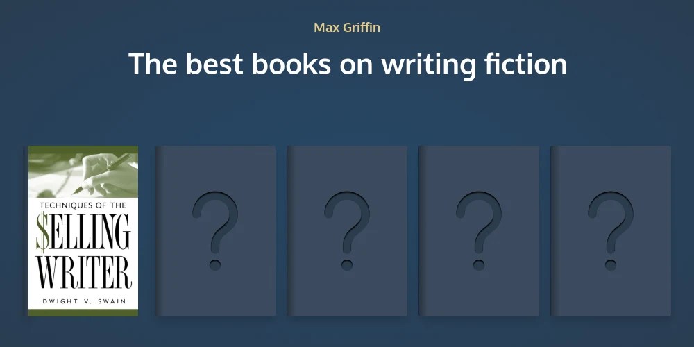 The best books on writing fiction