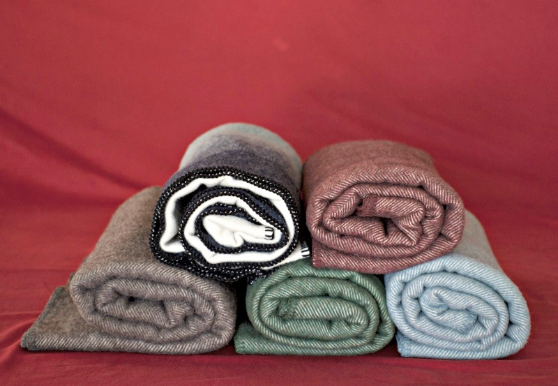 New Limited Edition, Colored Wool Blankets Shepherd's Dream