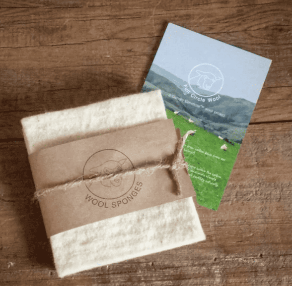 Organic Sheep's Wool Sponges for Dishes, Surfaces, & More