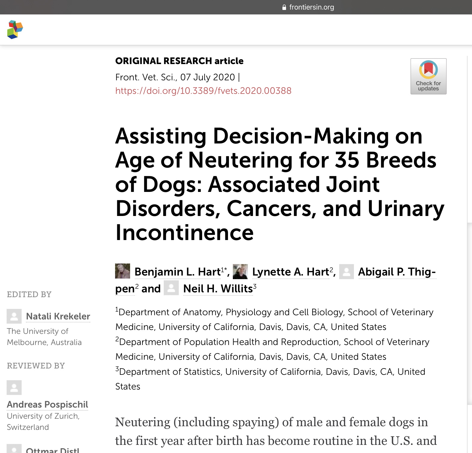Spaying, neutering, behavior changes, and heat cycles in German