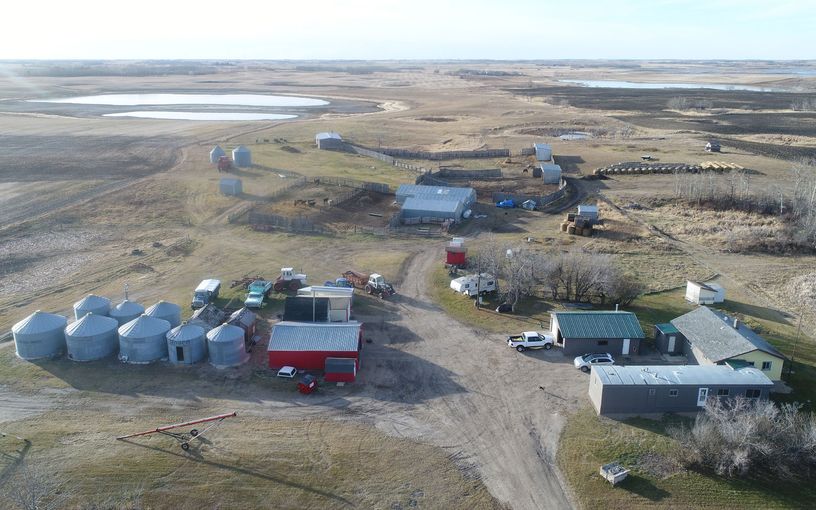 NEW LISTING 618 Acres with a 1,657 sq ft bungalow near Ituna, SK