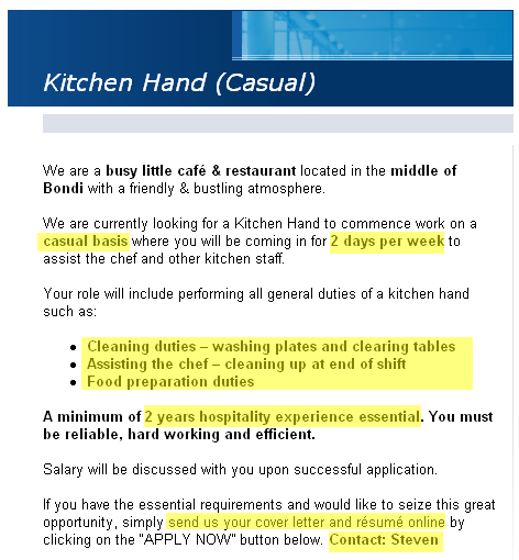 Shepparton TEC / Job Advert Letter Application (472 x 510 Pixel)