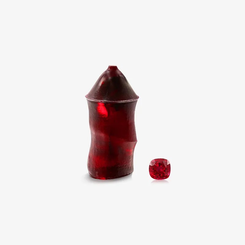 Ruby Lab Grown Rough sheragems