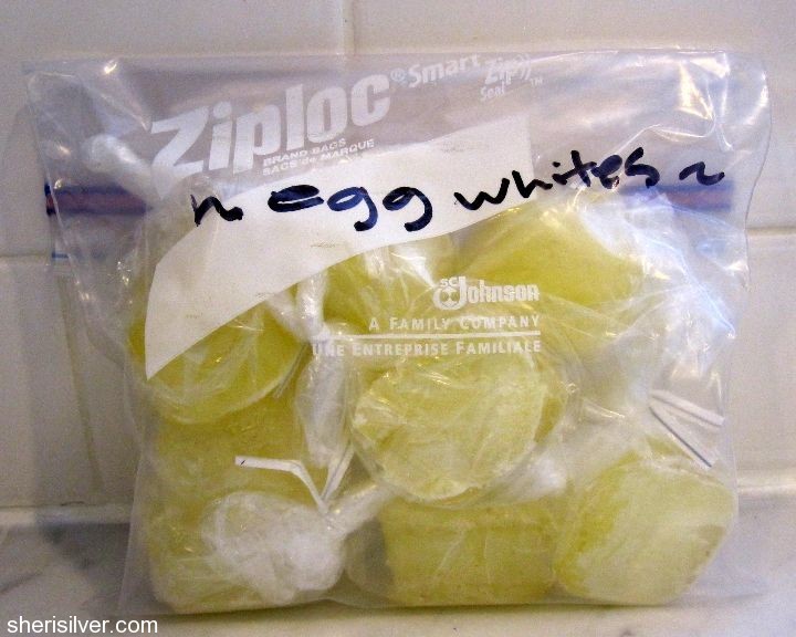 freezing egg whites