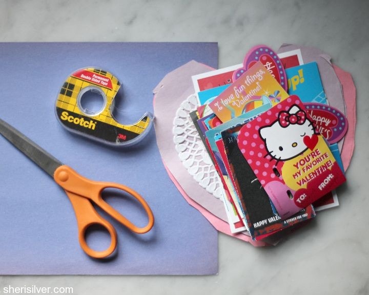 valentine card placemat