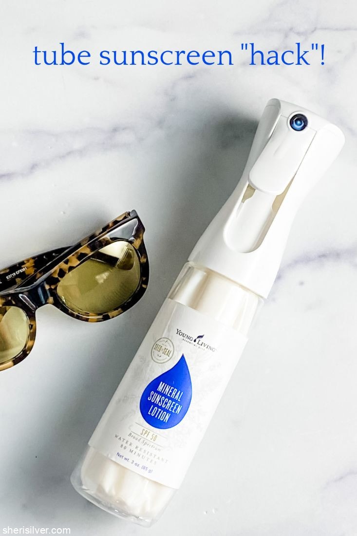 sunscreen hack Sheri Silver living a welltended life... at any age