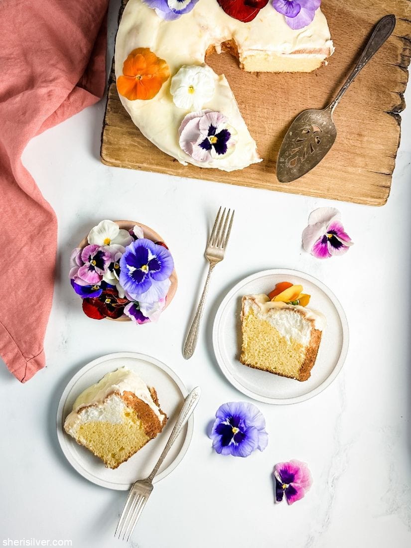 make this daffodil cake recipe for spring! sheri silver