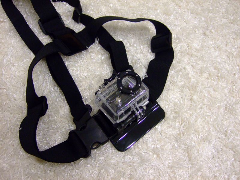 チェストマウントハーネスにGoPro HD HERO2を取り付け