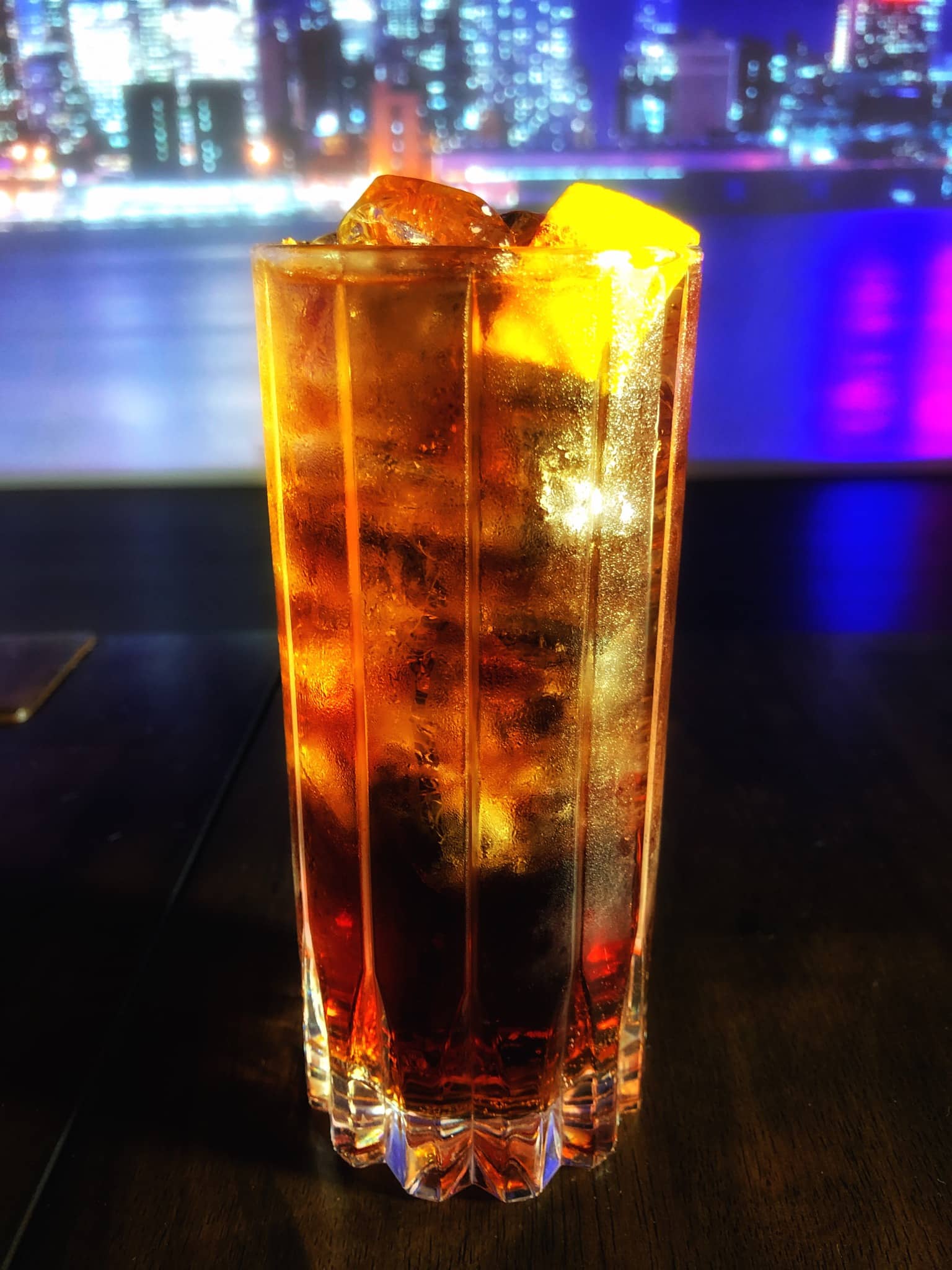 “LUSTAU LIBRE” Q Kola cocktail with Brandy and Vermut Sherry Journey