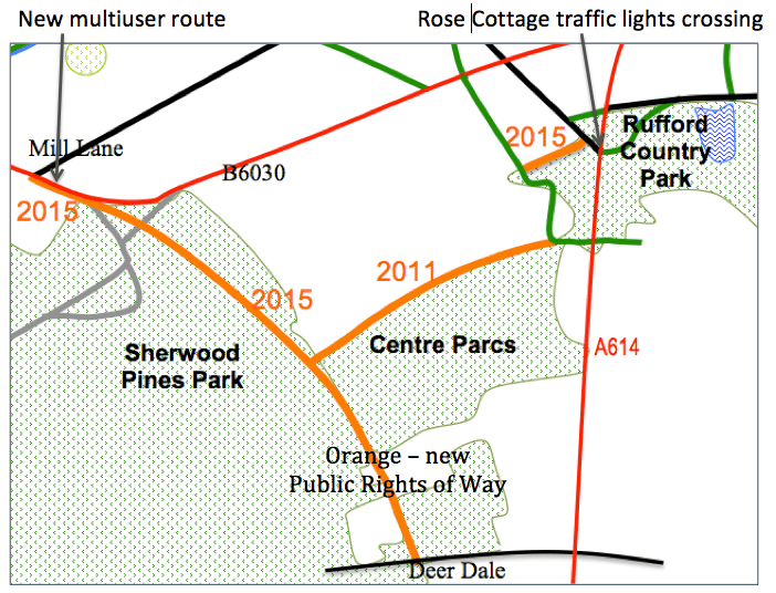 Sherwood Forest Railway Map