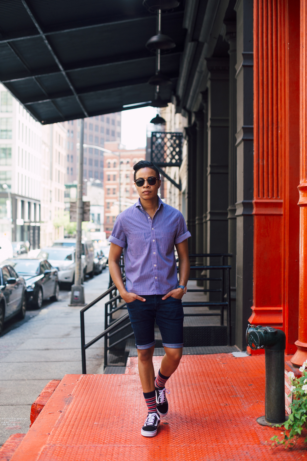 Old Skool Vans + Socks She's a Gent