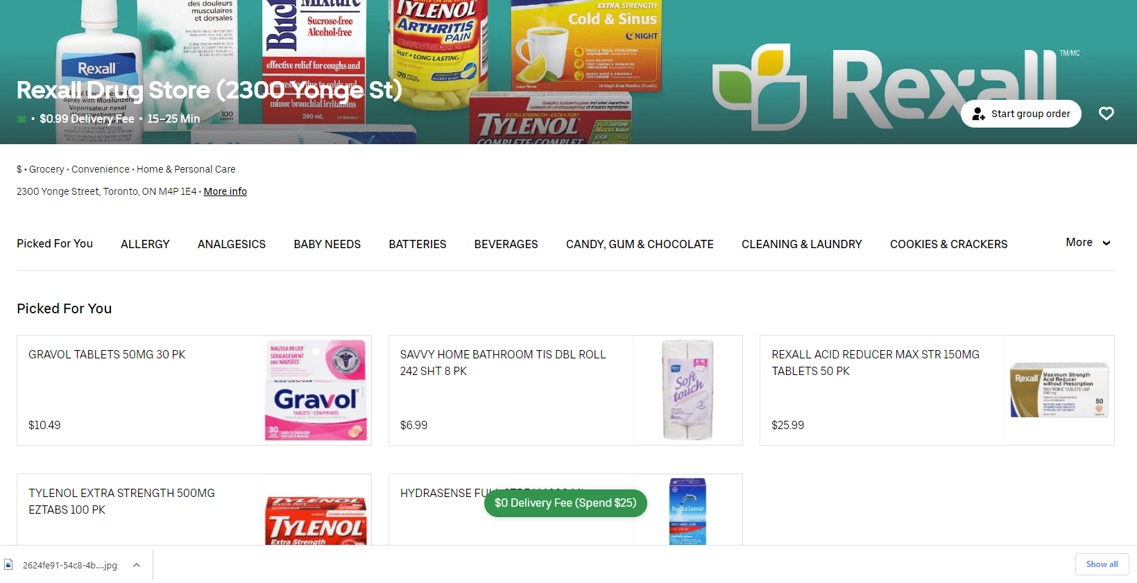 Rexall and Uber Eats Partner to Deliver Healthcare Products to(08)