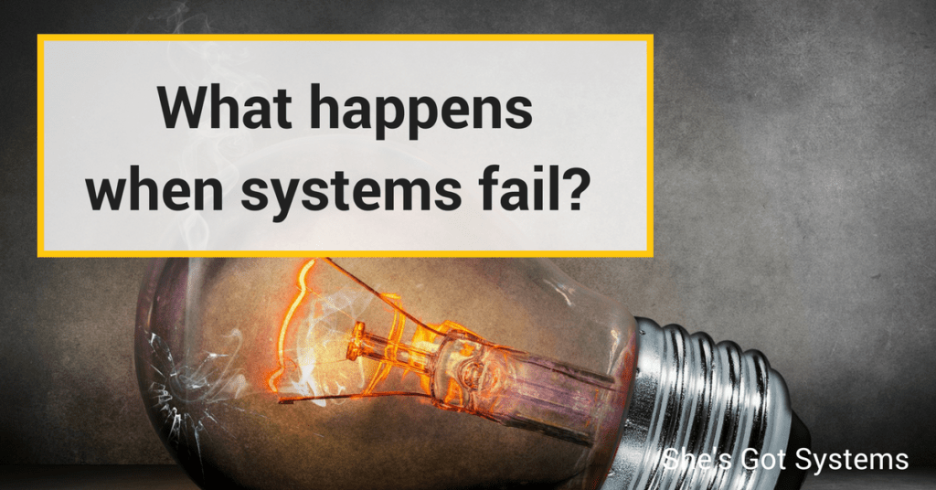 What happens when systems fail? She’s Got Systems