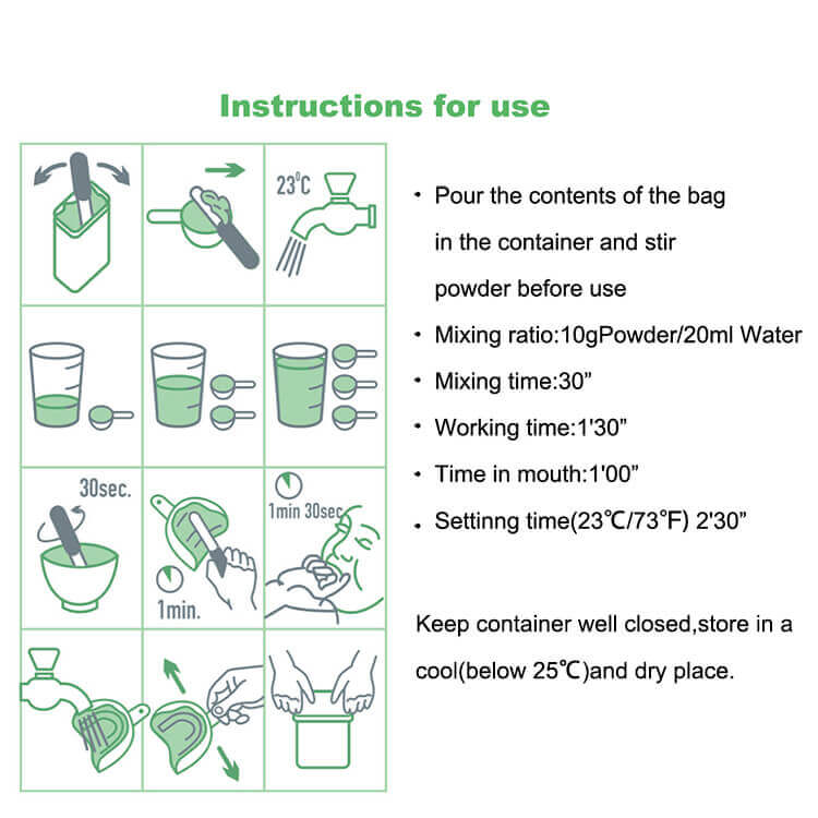 Alginate Impression Material Shanghai Even Medical