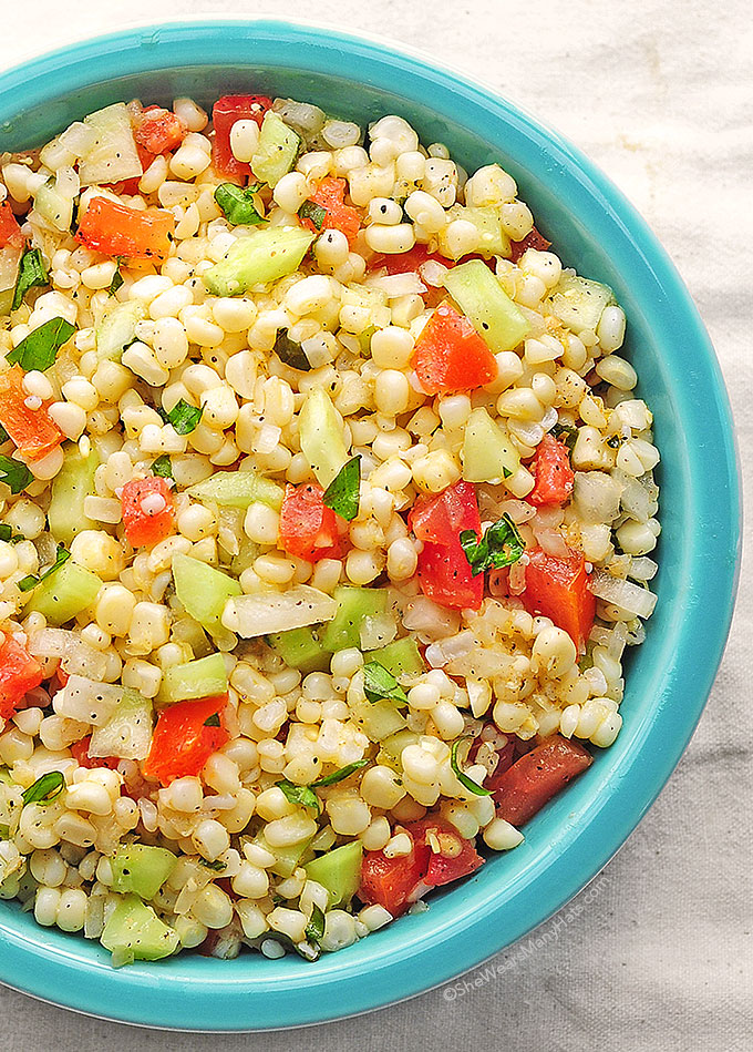Fresh Corn Salad Recipe She Wears Many Hats