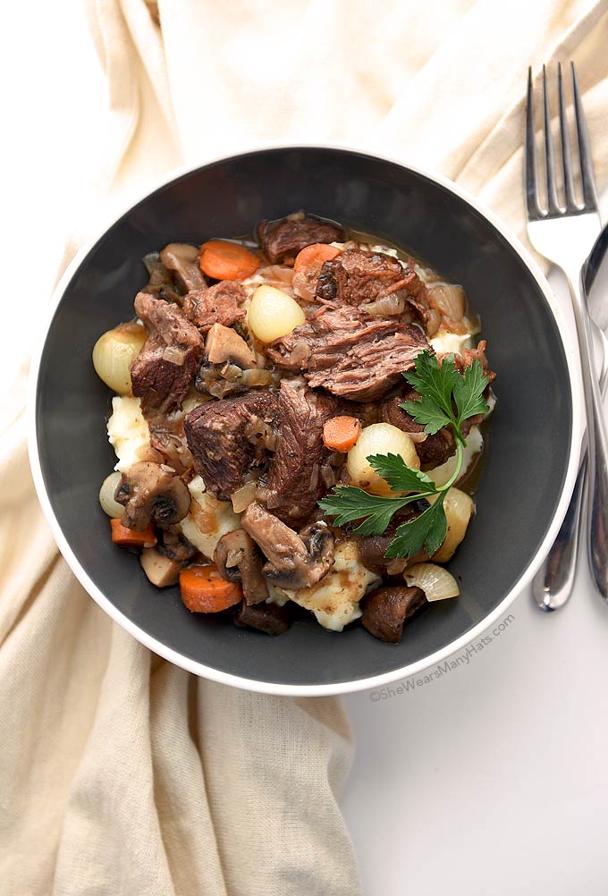 Beef Bourguignon Recipe She Wears Many Hats