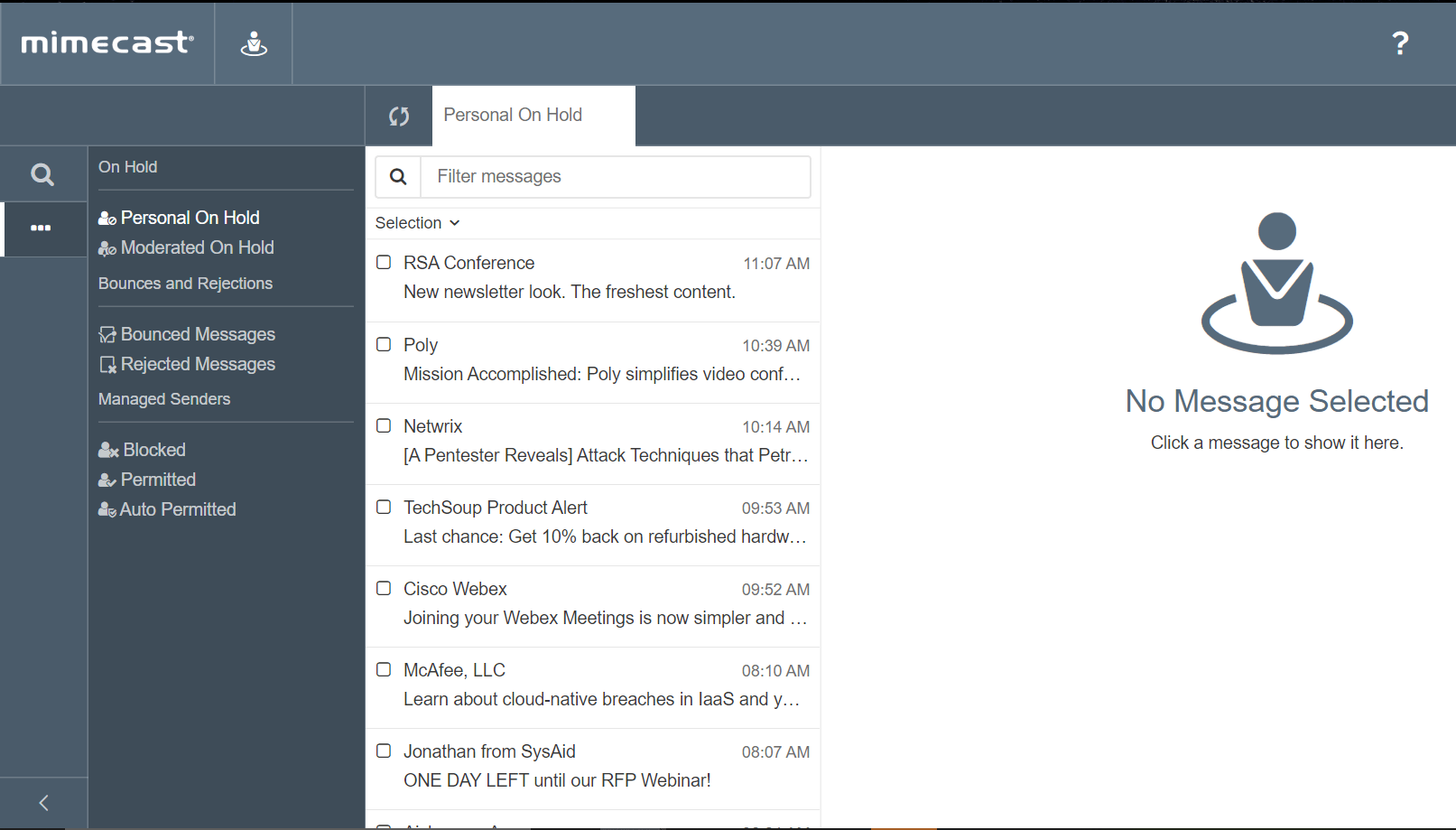How to Release or Block Emails in Spam Filter Second Harvest of