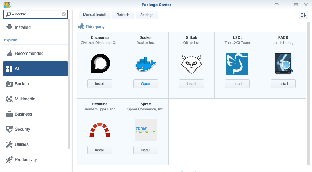 Setting up Deluge on Synology using Docker … Malware
