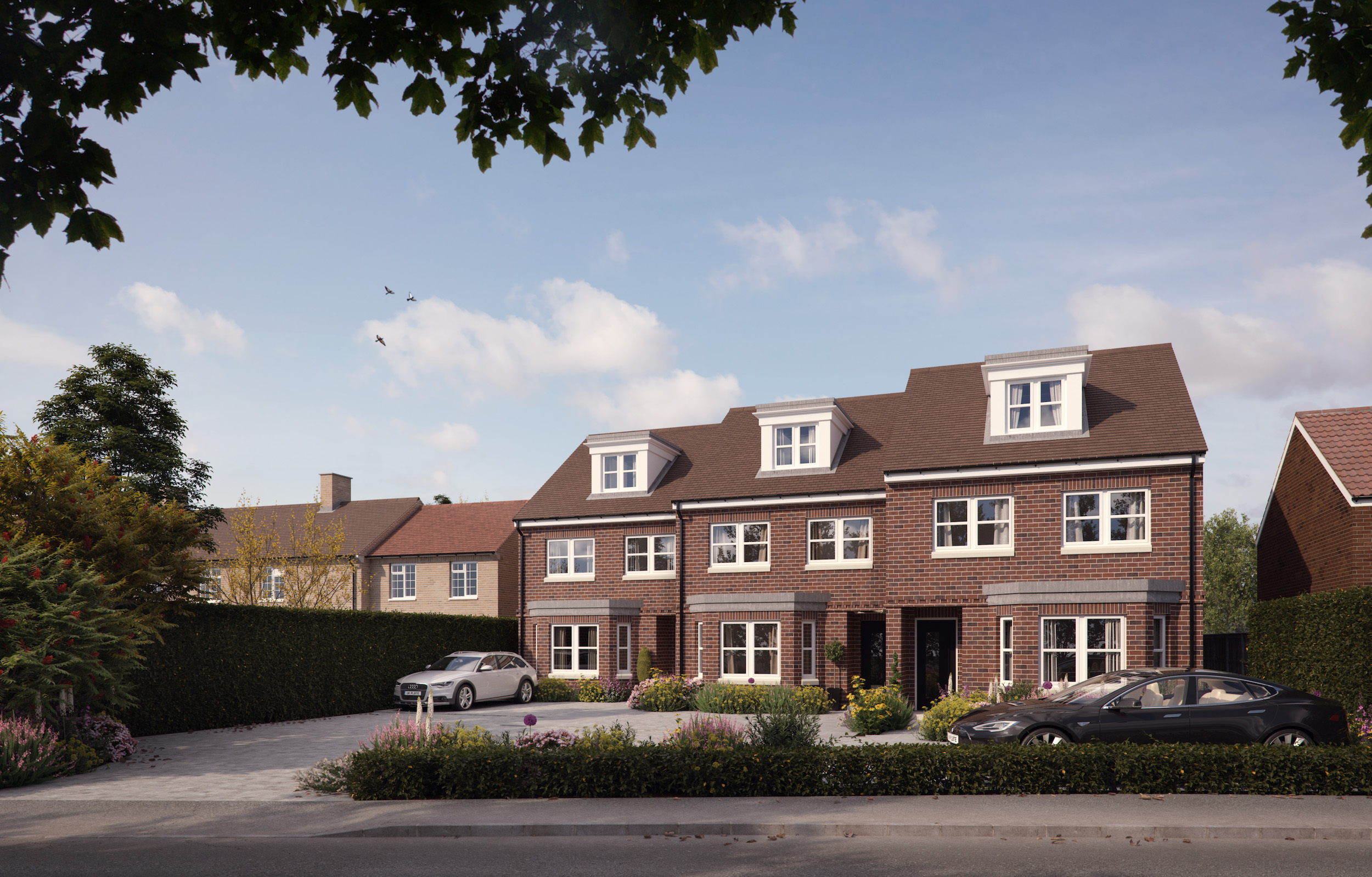 New Road Shield Homes