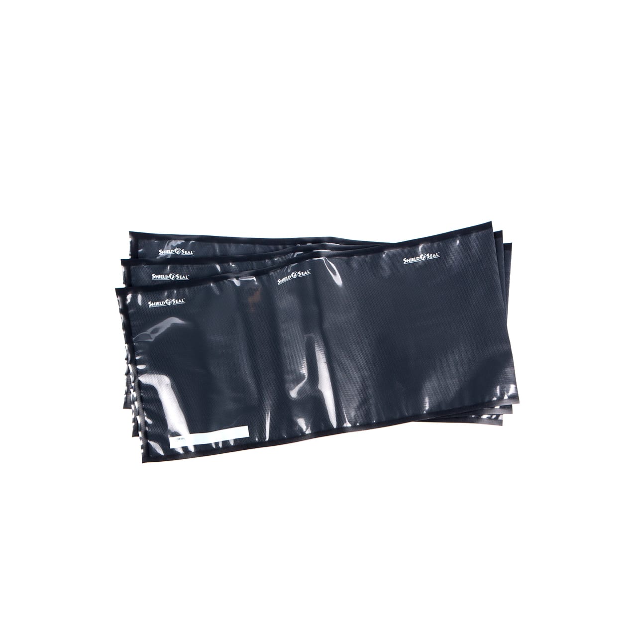Vacuum Seal Storage Bags, Black & Clear, 11"x24"