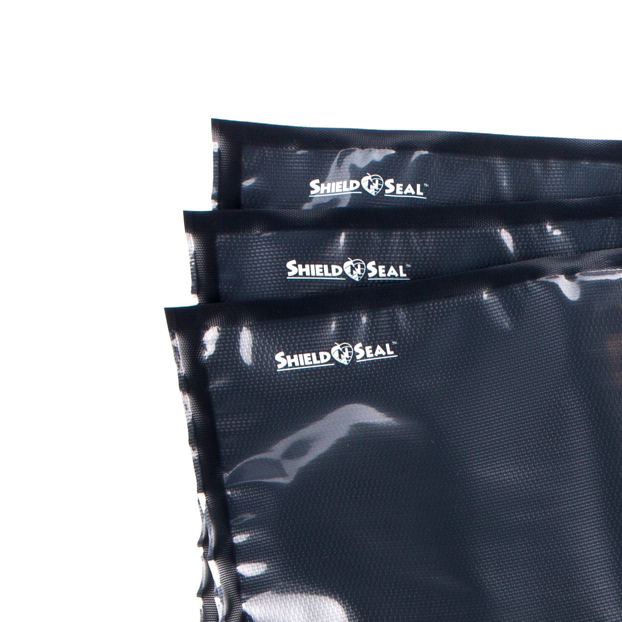 Vacuum Seal Storage Bags, Black & Clear, 11"x24"