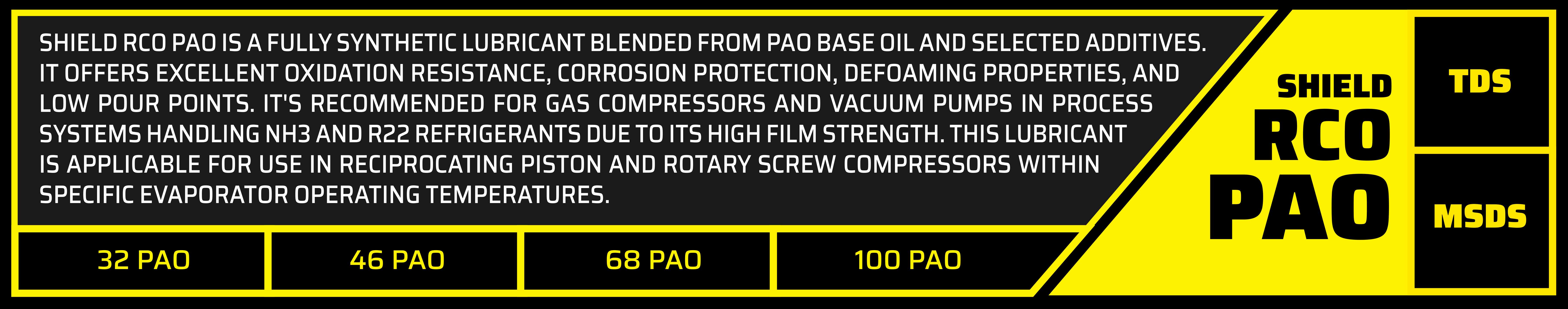 REFRIGERATION COMPRESSOR OILS Shield Lubricants
