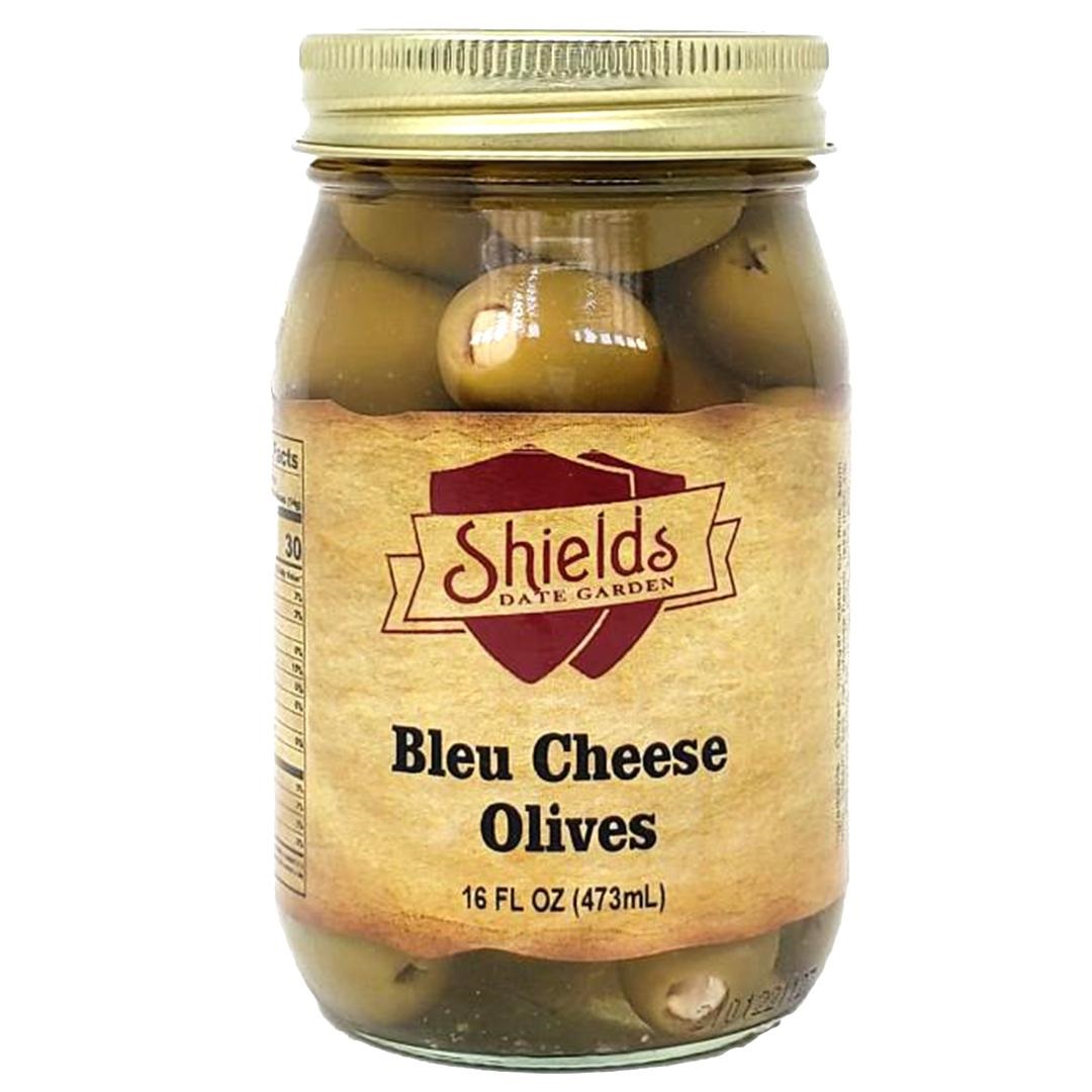 Bleu Cheese Stuffed Olives 16 oz Shields Date Garden