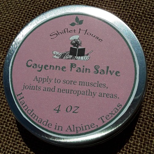 Cayenne Pain Skin Salve Contains Organic Essential Oils Shiflet House