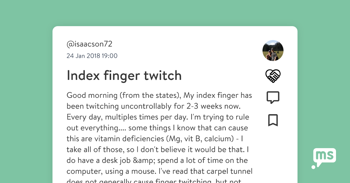 Index finger twitch on Shift.ms