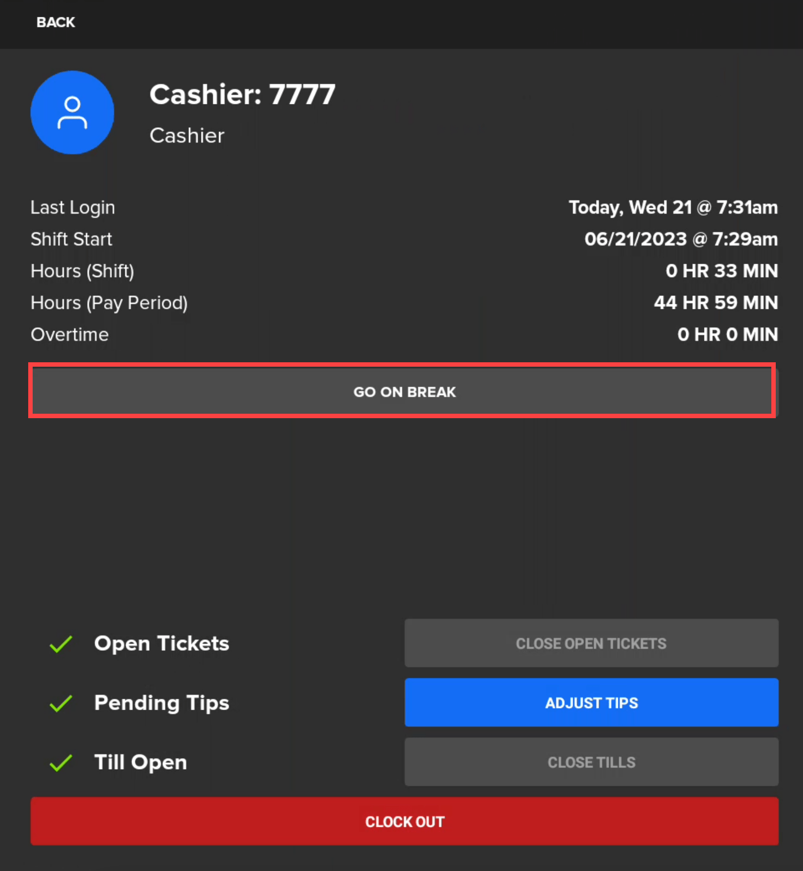 Labor & Time Clock Settings for SkyTab POS Shift4 Knowledge