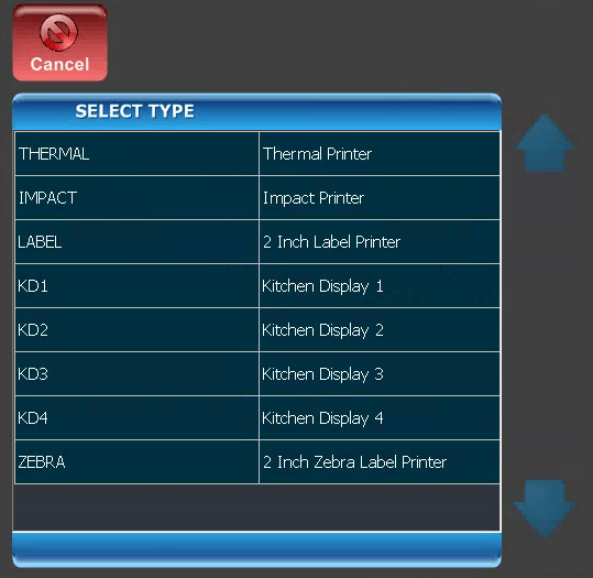 Printers Setup Under Database Settings in QSR & Delivery Shift4 Knowledge