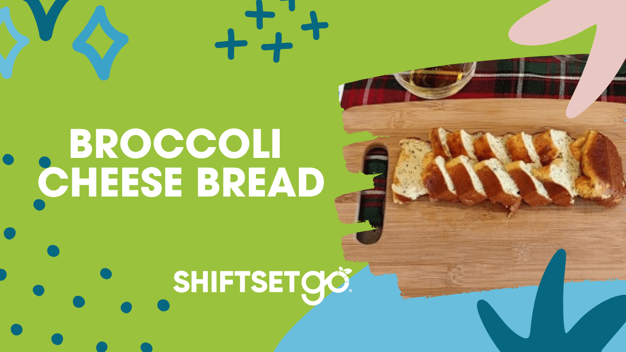 Broccoli Cheese Bread ShiftSetGo