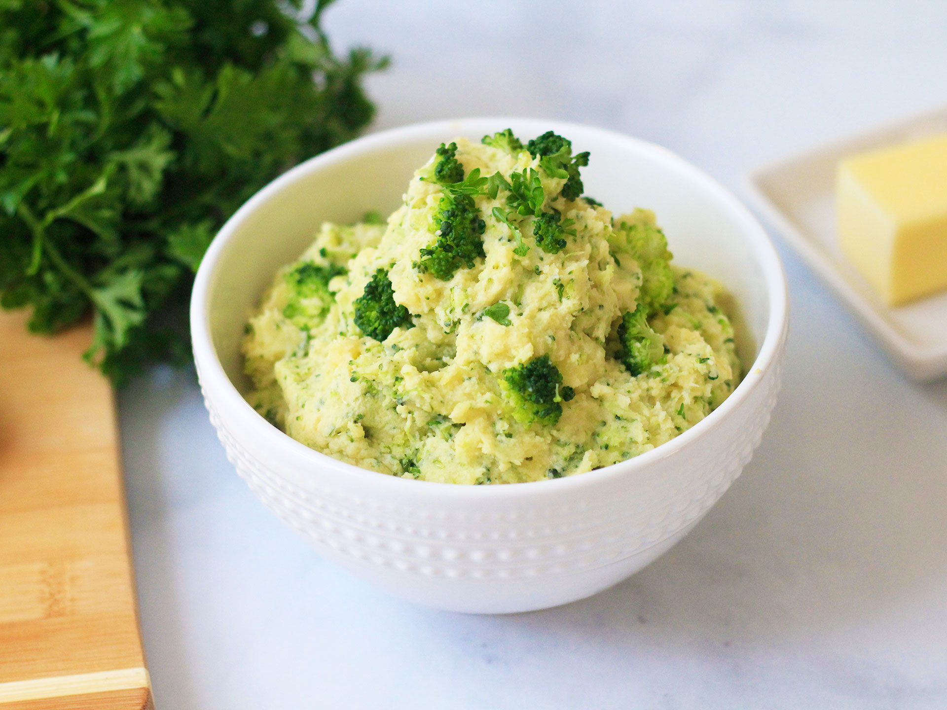 Mashed Potatoes and Broccoli Shifty Crafty