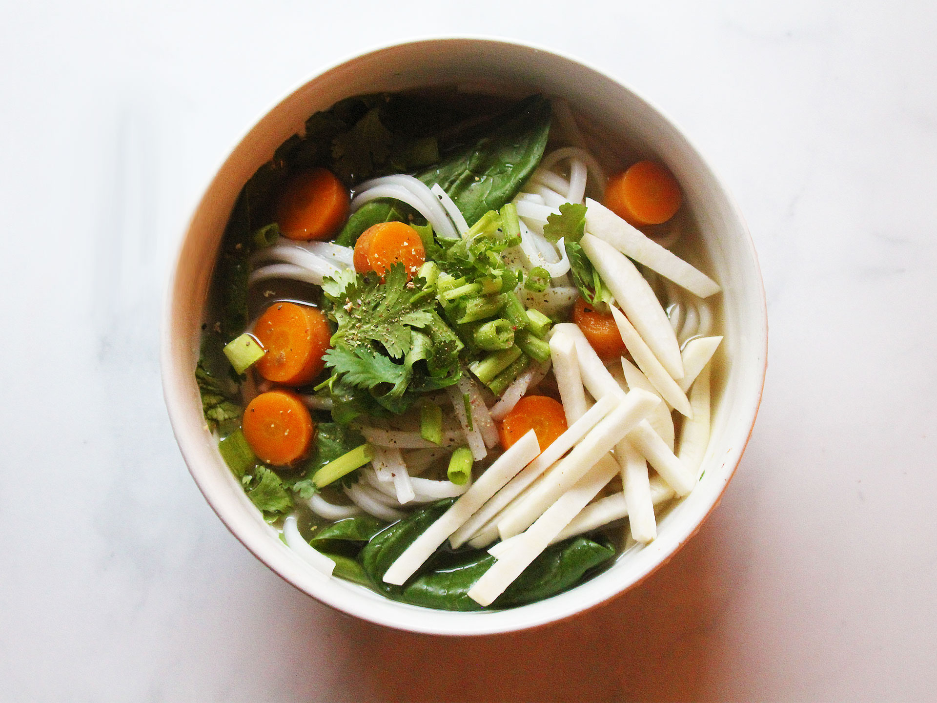 Vegetarian Pho Soup Shifty Crafty