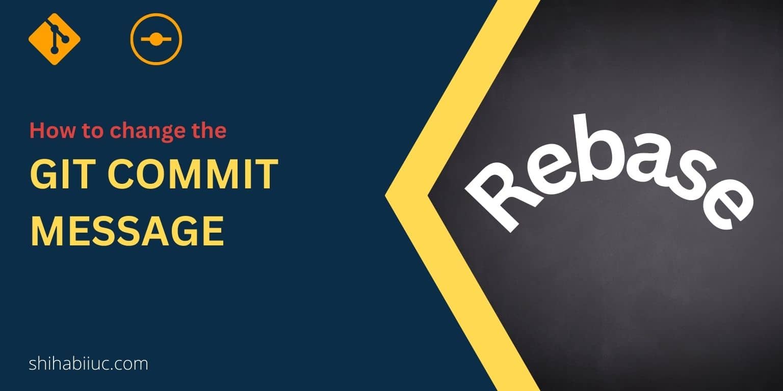 How to change the git commit message?