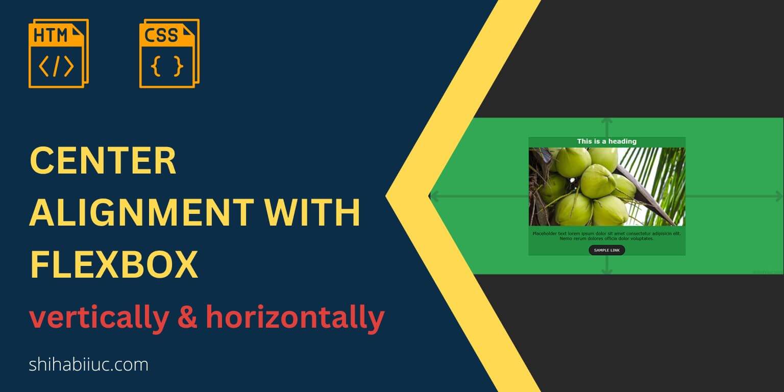 Vertically & horizontally center elements using display flex