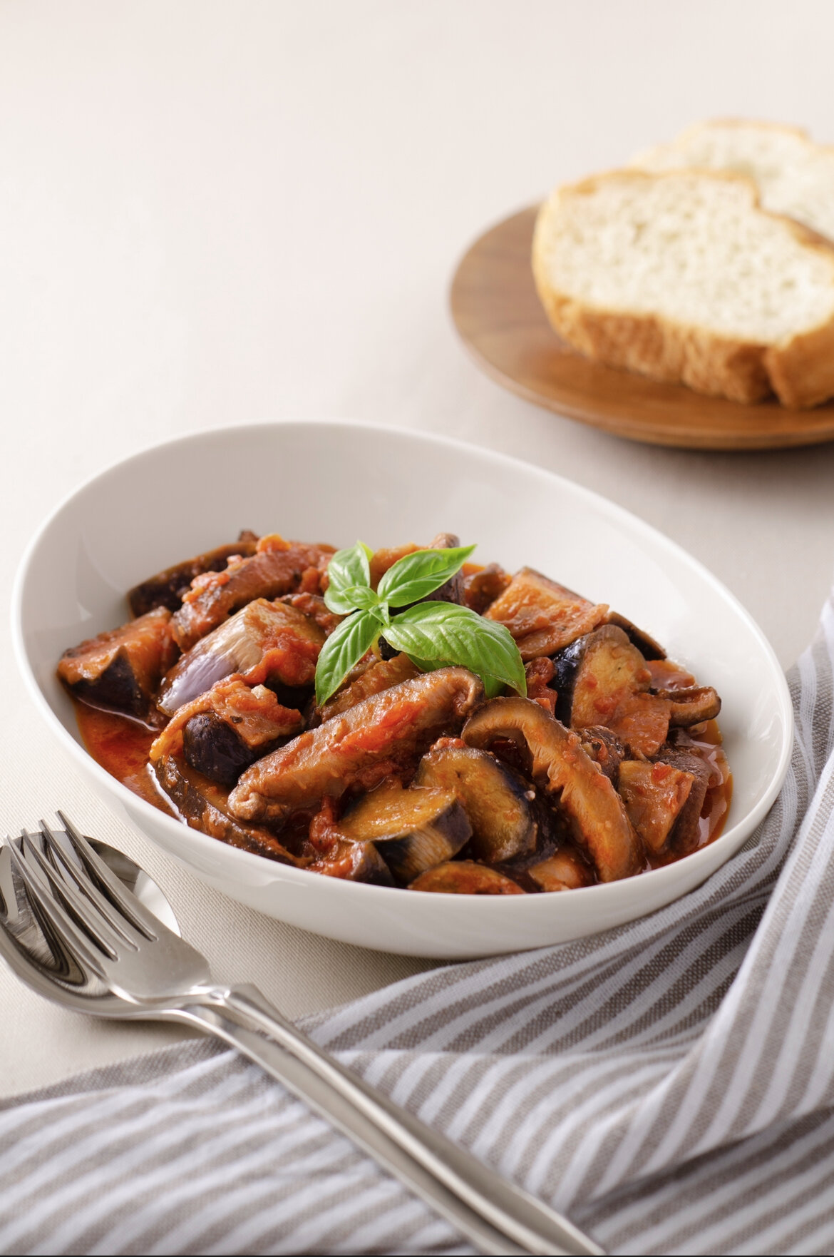 Shiitake and Eggplant Tomato Stew SHIITAKE RECIPE