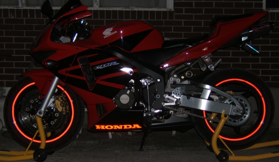 REFLECTIVE Motorcycle Rim Wheel Stripes