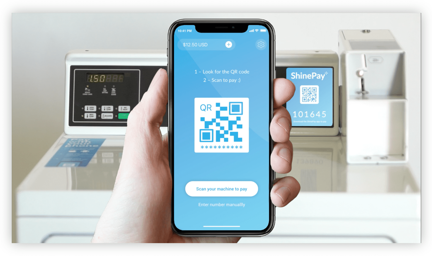 ShinePay App Pay for Laundry App ShinePay