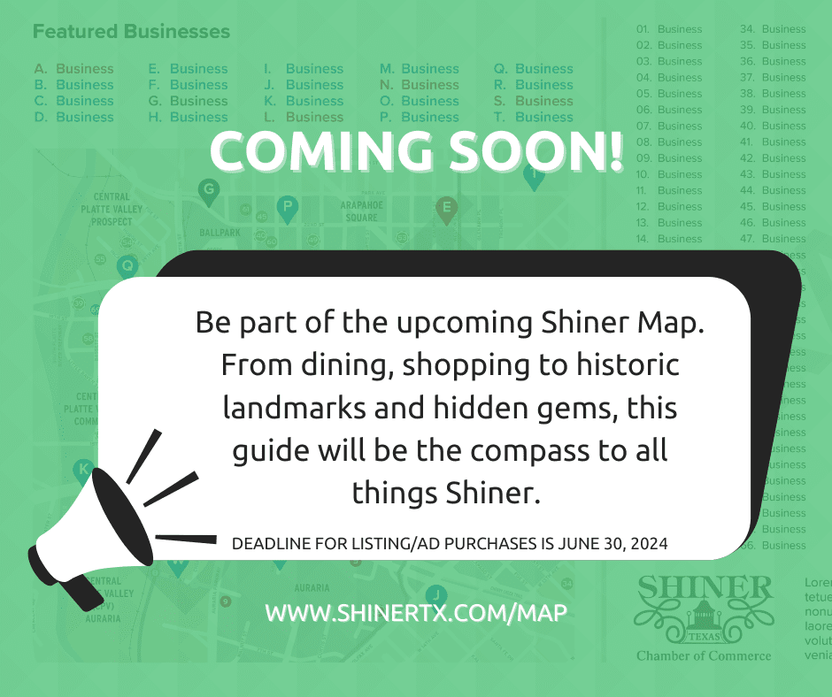 Shiner Map Shiner Texas Chamber of Commerce