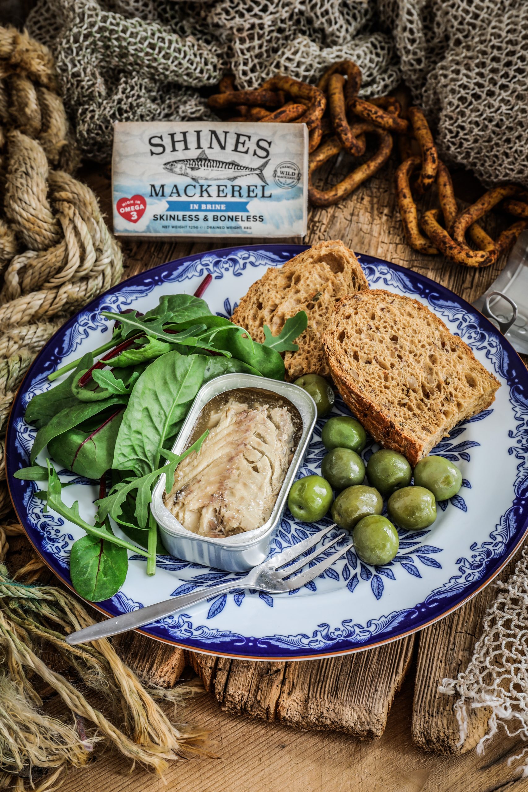 Mackerel Fillets In Brine 125g Shines Seafood