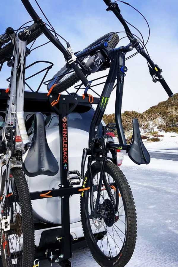 Vertical Bike Rack 4 Bike Classic Shingleback Off Road