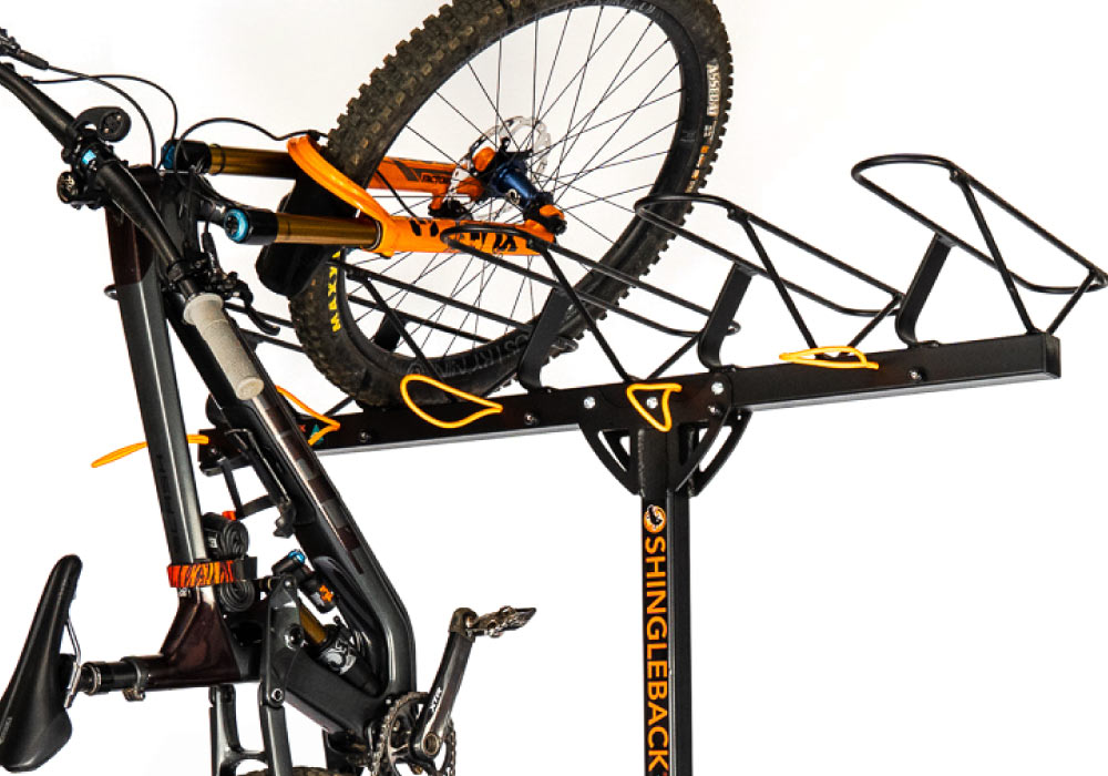 Vertical Bike Rack 4 Bike Classic Shingleback Off Road