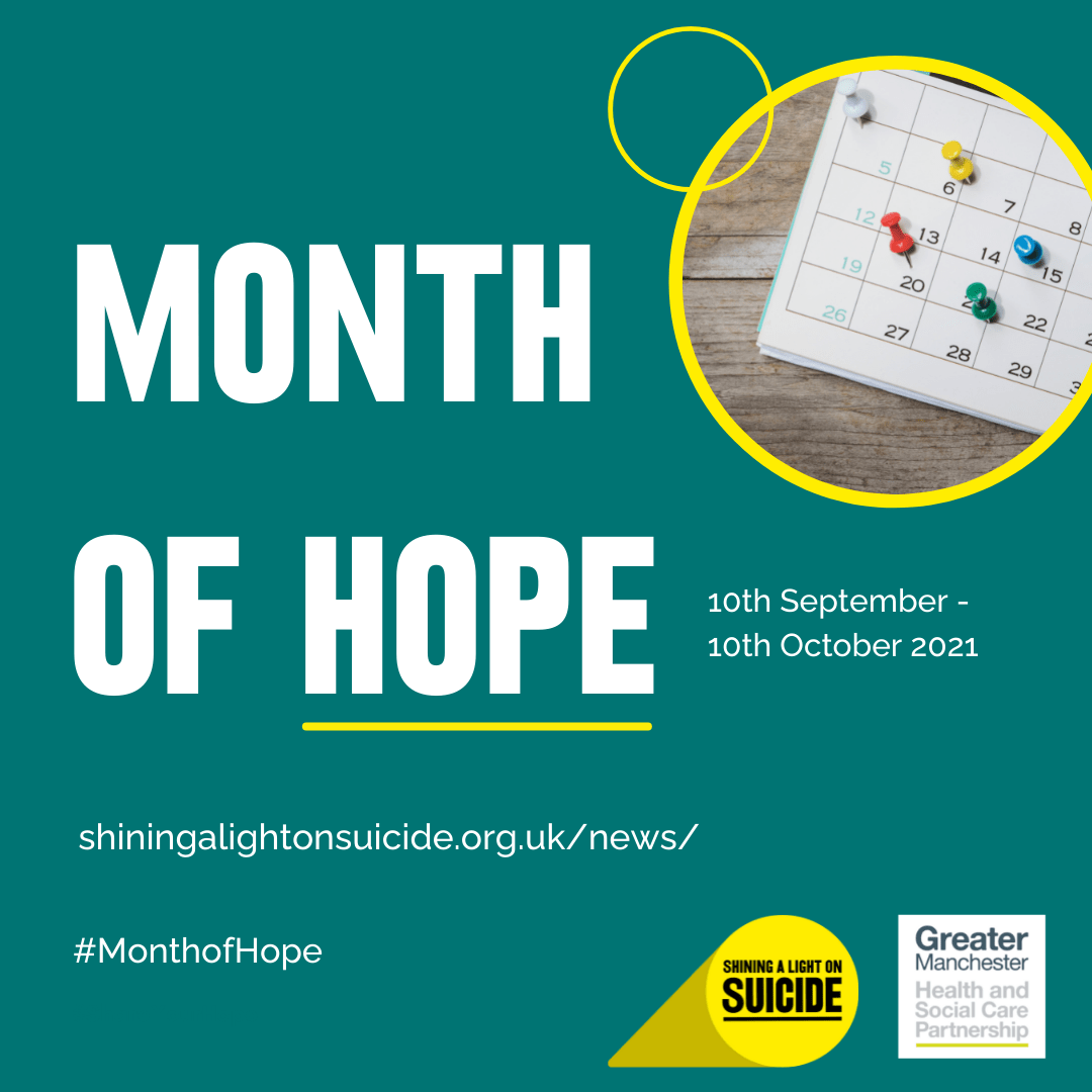 Take part in this year’s Greater Manchester Month of Hope Shining a